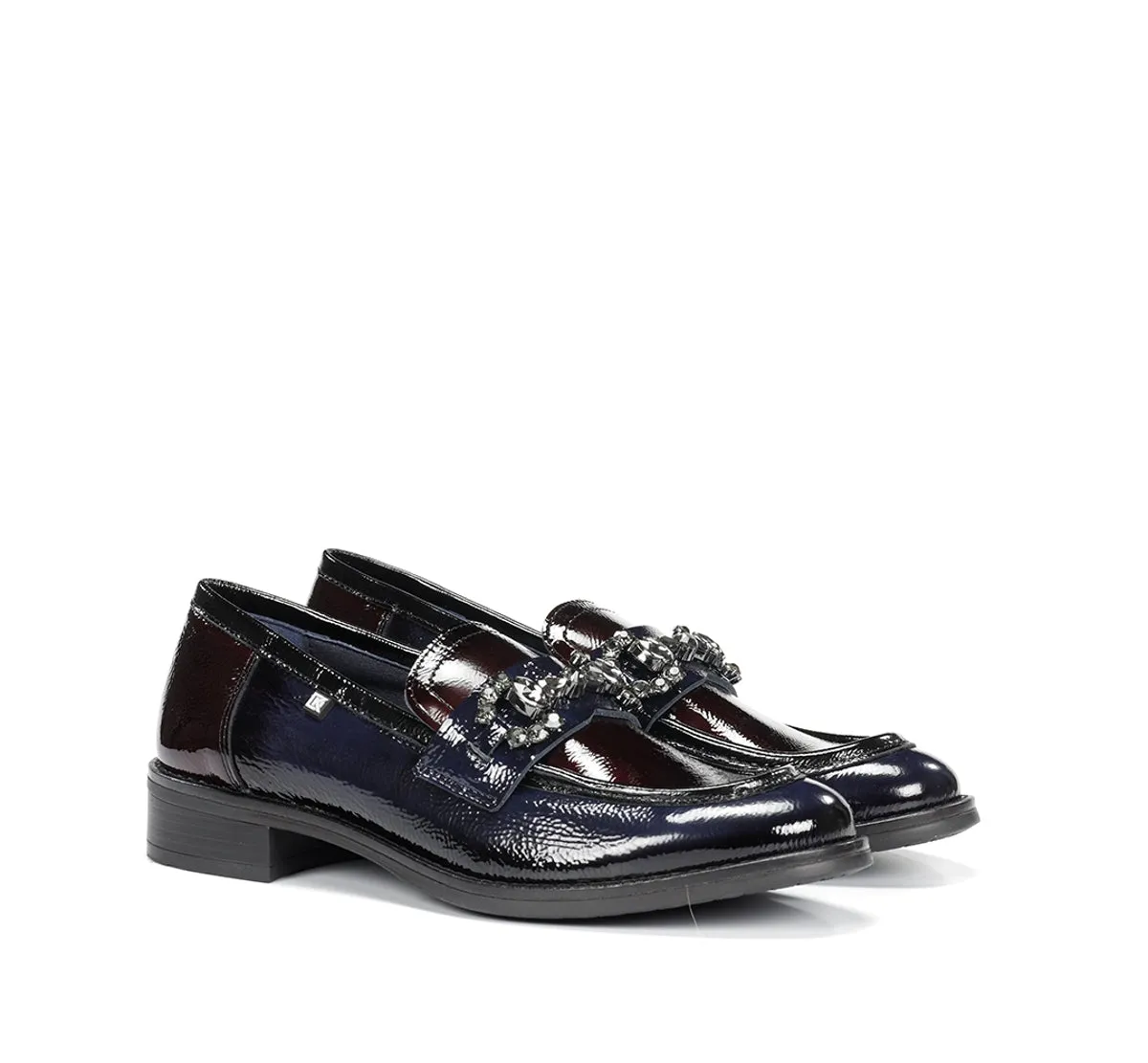 Fluchos Harvard D9118 mocassino blu donna comodo