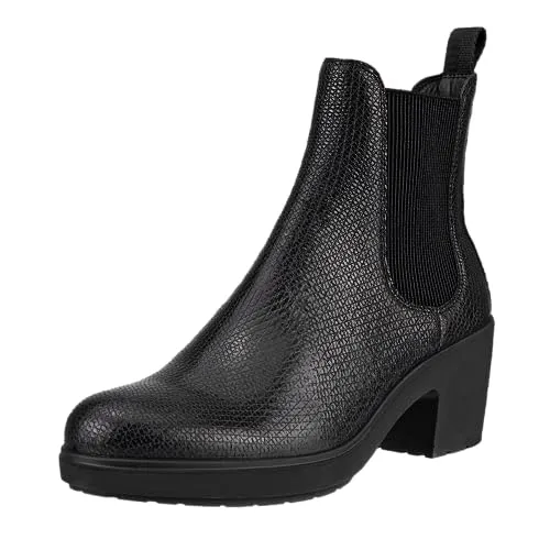 Ecco Metropole Zurich stivali chelsea donna nero 35 EU tacco 55