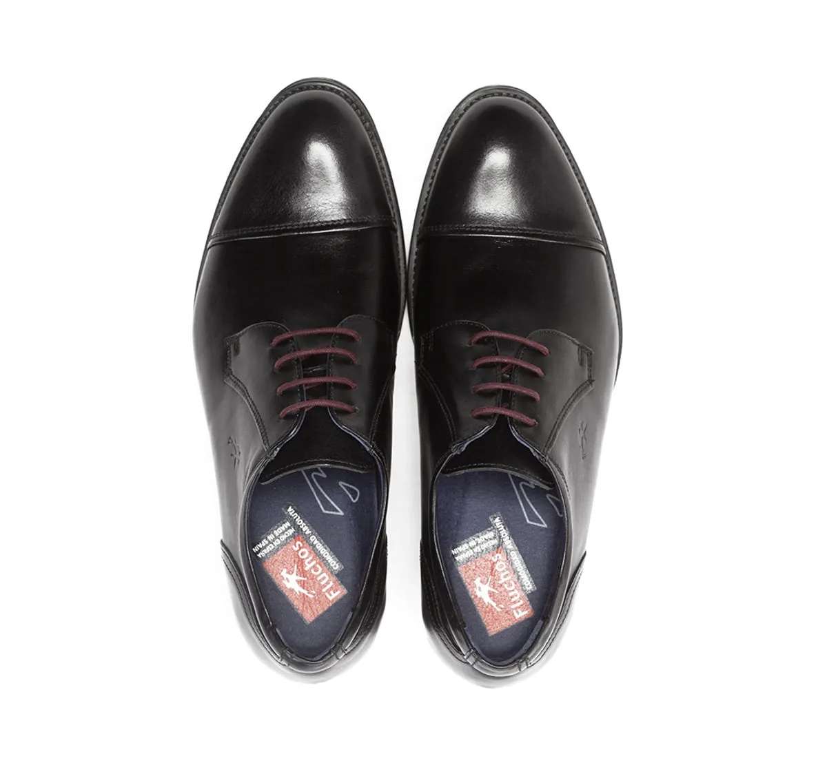 Fluchos Heracles 8412 scarpe uomo nere eleganti