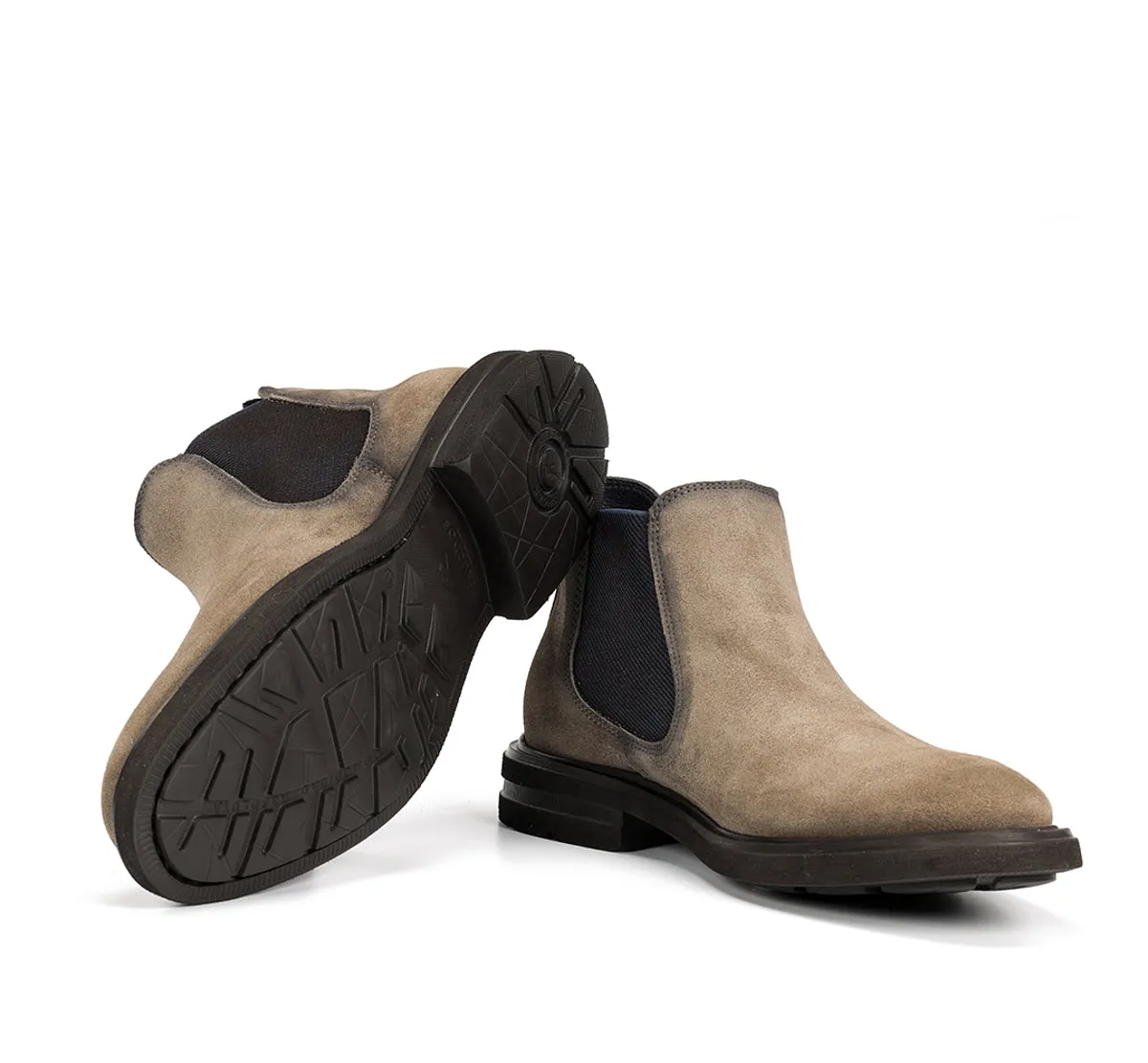 Fluchos Belgas F0770 stivaletti uomo taupe classici