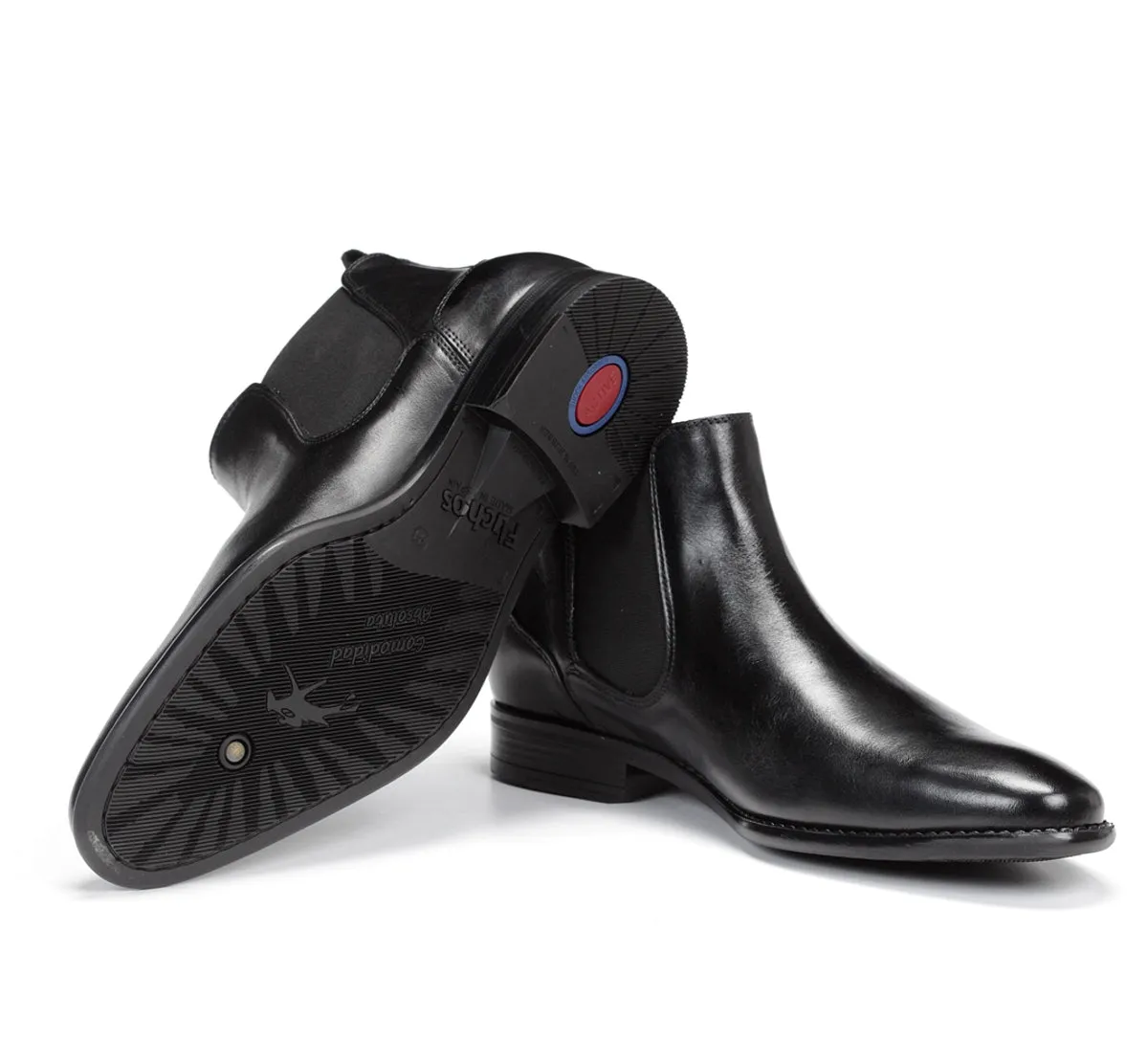Fluchos Alex 9211 stivaletto nero uomo elegante