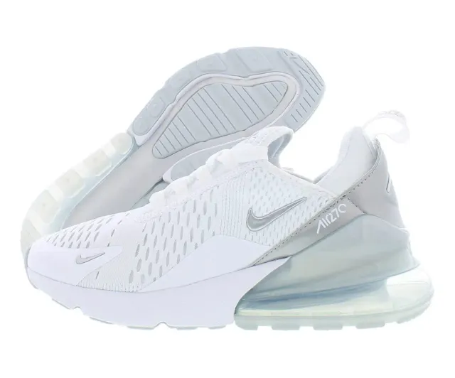 Nike Air Max 270 sneaker donna bianco platino