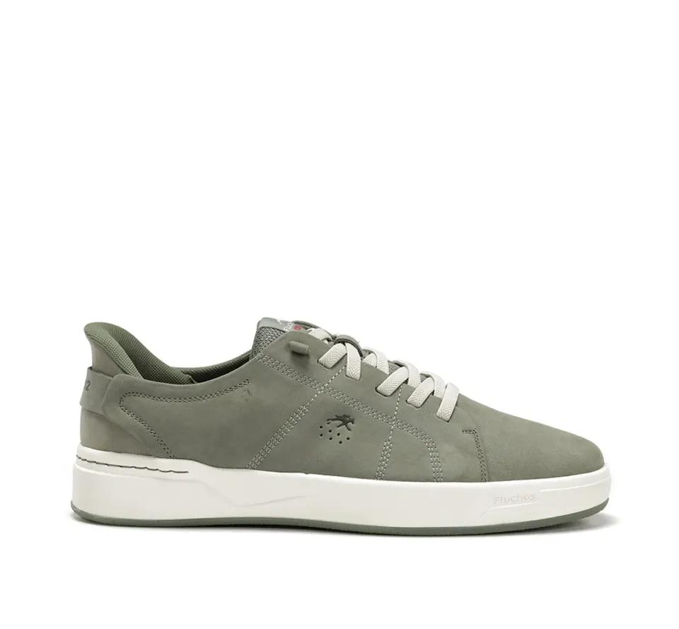 Fluchos Nadal F2378 sneakers uomo verdi con lacci