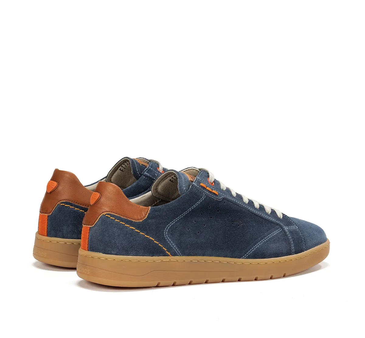 Fluchos Leo F1727 sneakers uomo blu suola retro