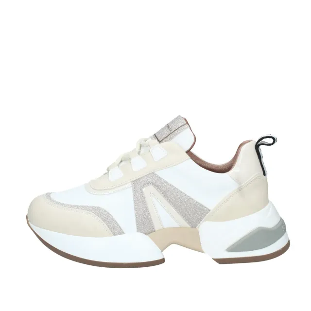 Alexander Smith Marble sneaker bianco oro glitter donna 40mm