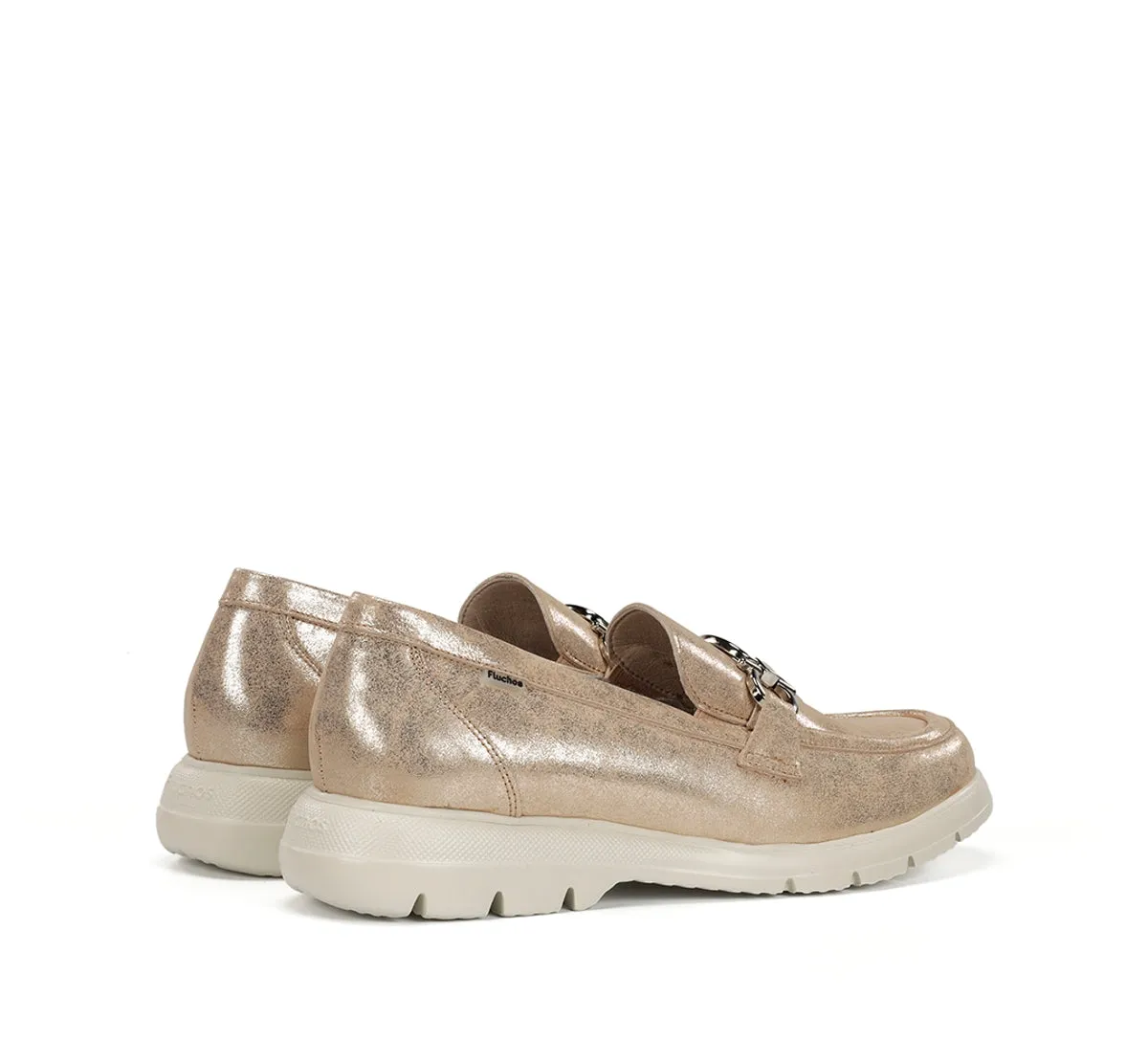 Fluchos Gladis F2282 mocassino donna oro