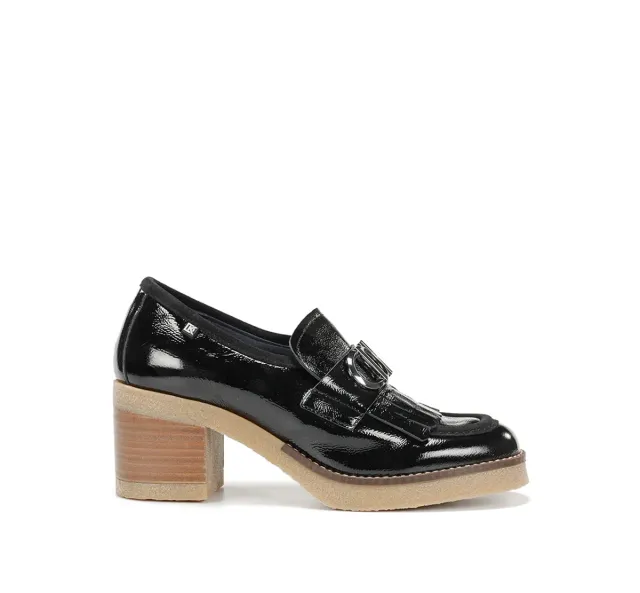 Dorking Oprah D9352 Mocassino Donna Nero Tacco Medio