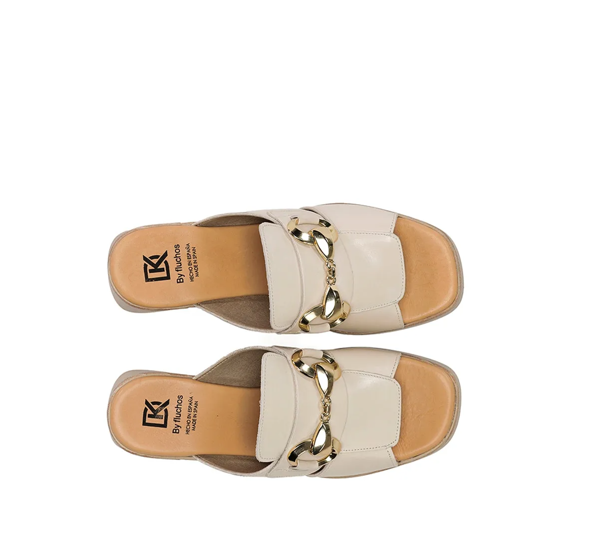 Fluchos Diamond D9284 sandali taupe tacco largo