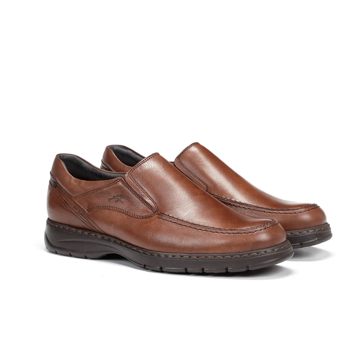 Fluchos Crono 9144 slip on marrone uomo comfort