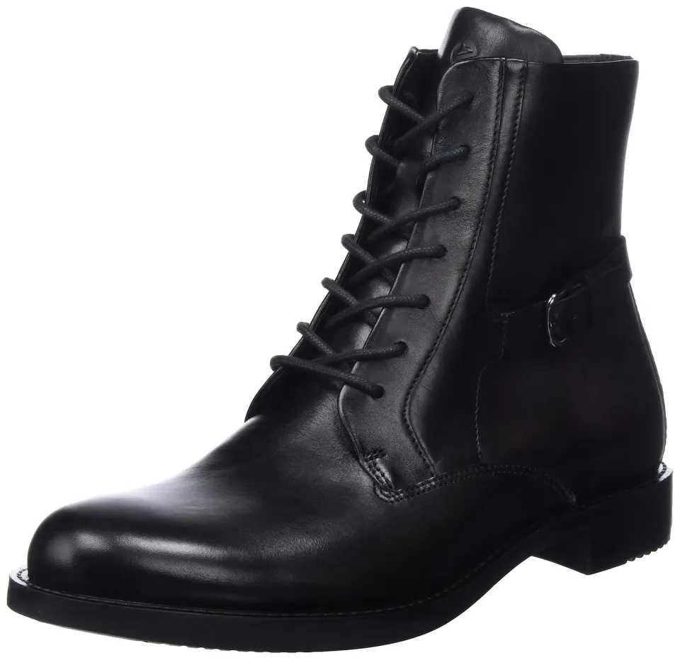 Ecco Sartorelle 25 stivali donna neri tacco basso