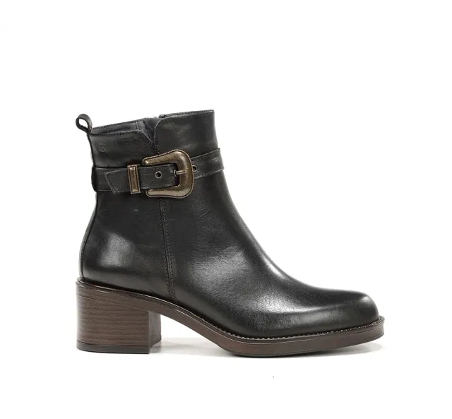 Fluchos Linet D9801 stivaletti donna nero pelle