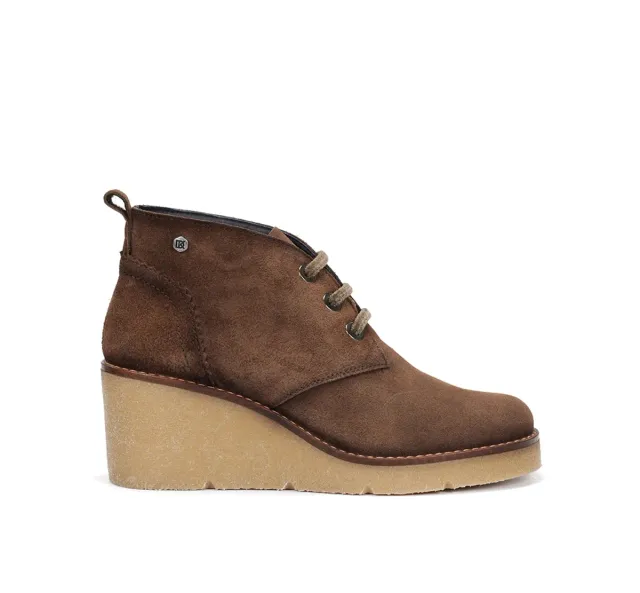 Fluchos Lalie D9357 scarpe marroni zeppa comoda