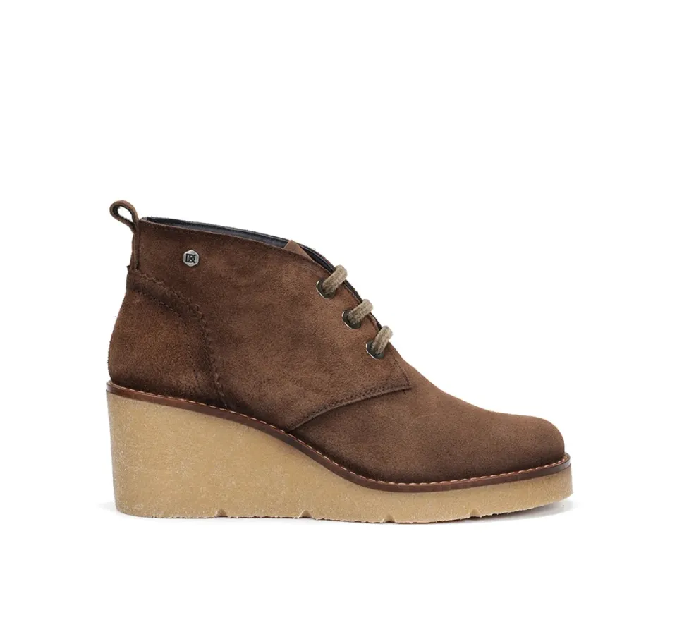 Fluchos Lalie D9357 scarpe marroni zeppa comoda