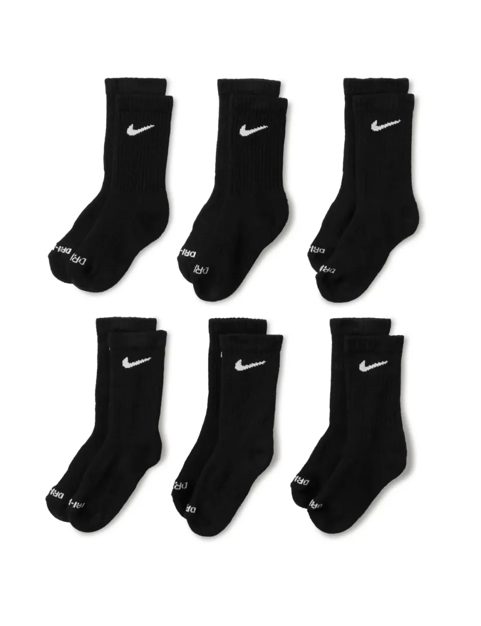 Nike Young Athletes calzini 6 paia cushion crew