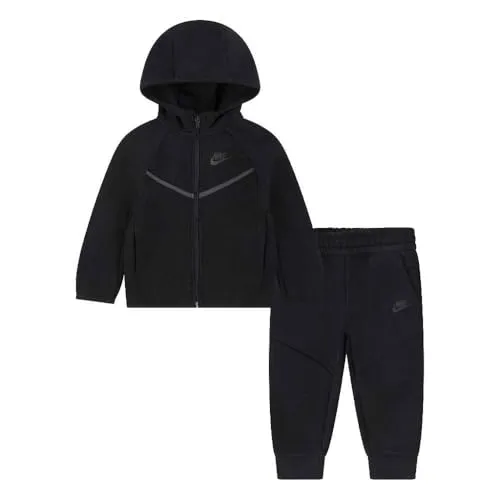 Nike Tech Fleece tuta bambino felpata nero