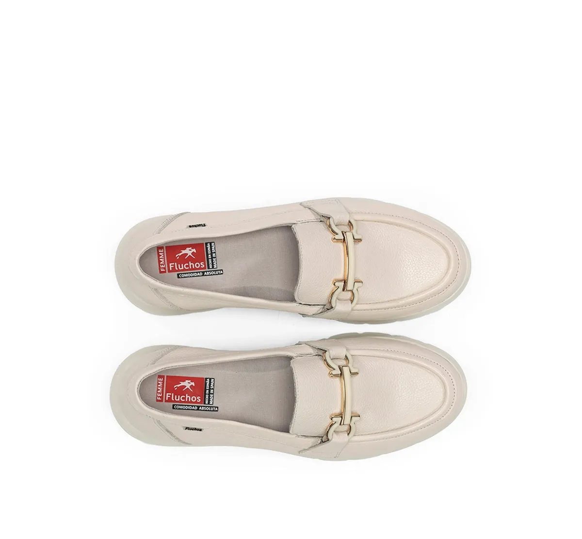 Fluchos Gladis F1936 mocassini donna taupe Light