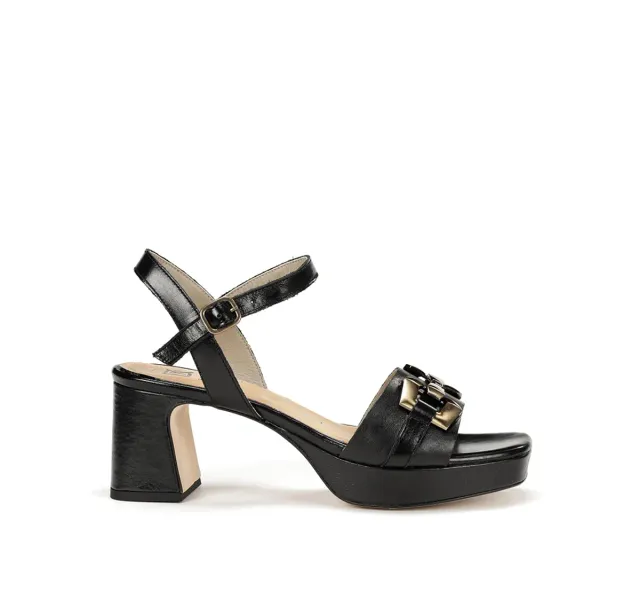 Dorking Lyra D9253 sandali donna neri eleganti