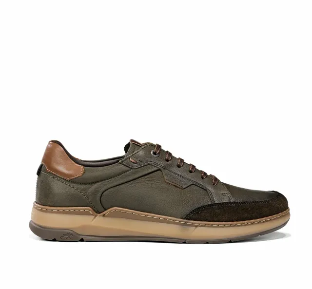 Fluchos Jeff F2510 scarpe verdi pelle uomo
