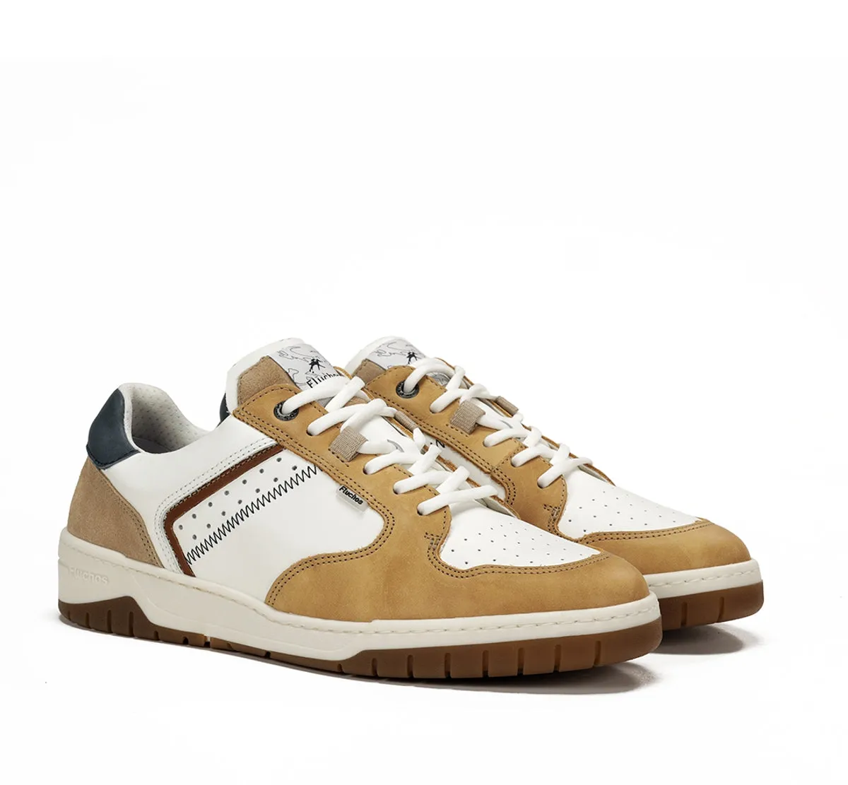Fluchos Roger F1954 sneakers uomo gialle pelle