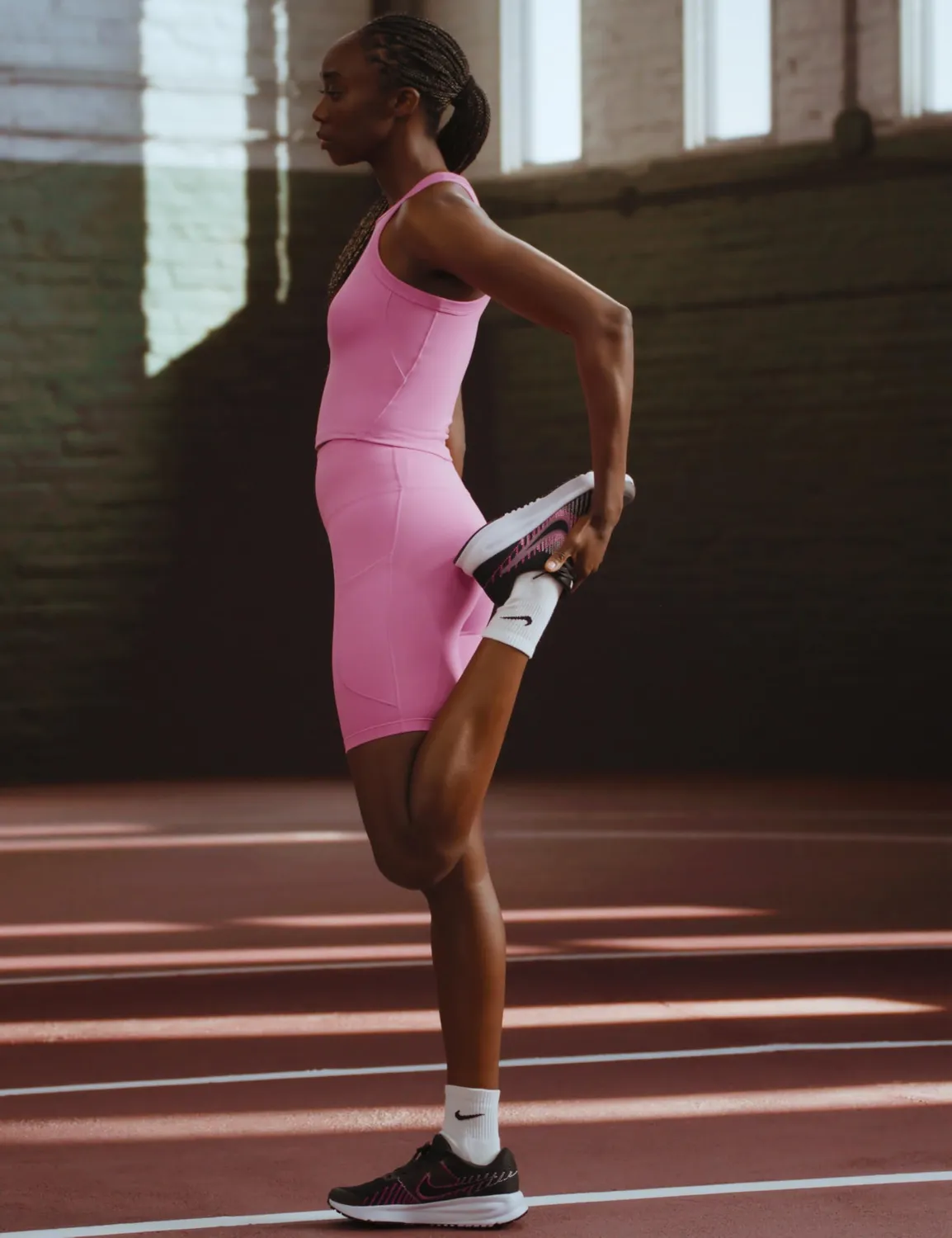 Nike Run Defy scarpe running donna bianco nero traspiranti