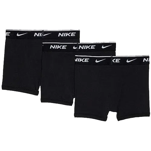 Nike Everyday boxer bambino nero cotone stretch pacco da 3