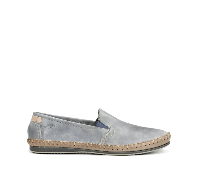 Fluchos Bahamas 8264 mocassini uomo blu senza lacci