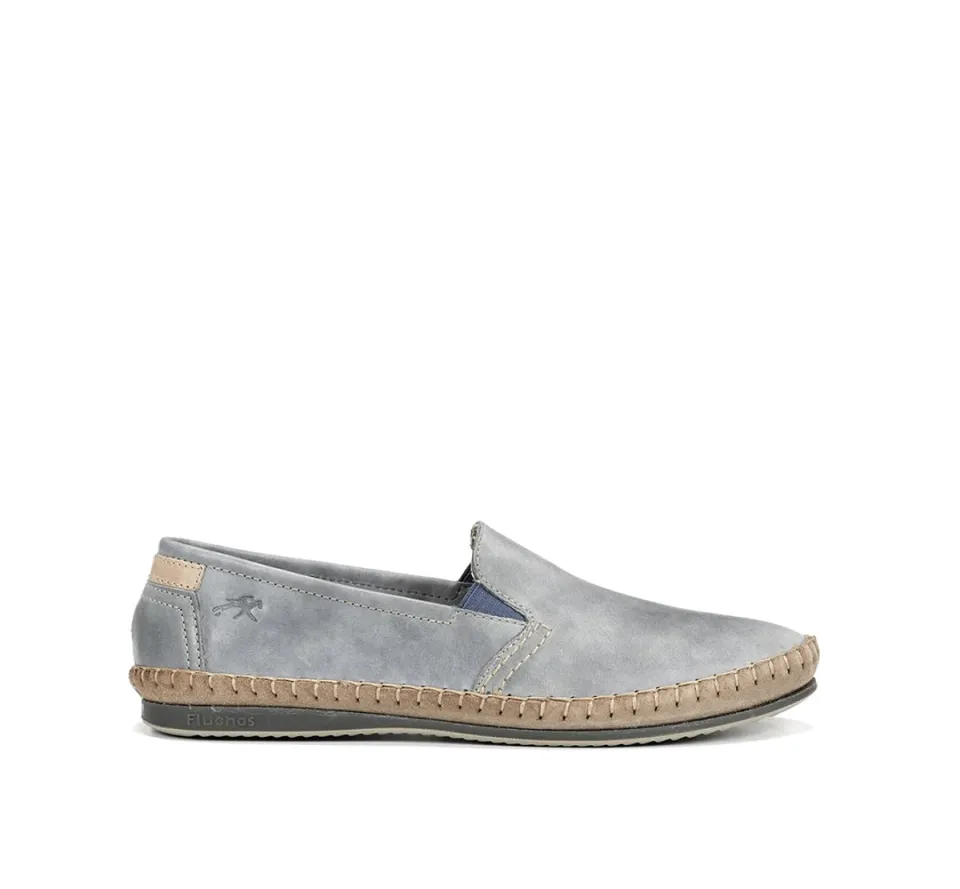 Fluchos Bahamas 8264 mocassini uomo blu senza lacci