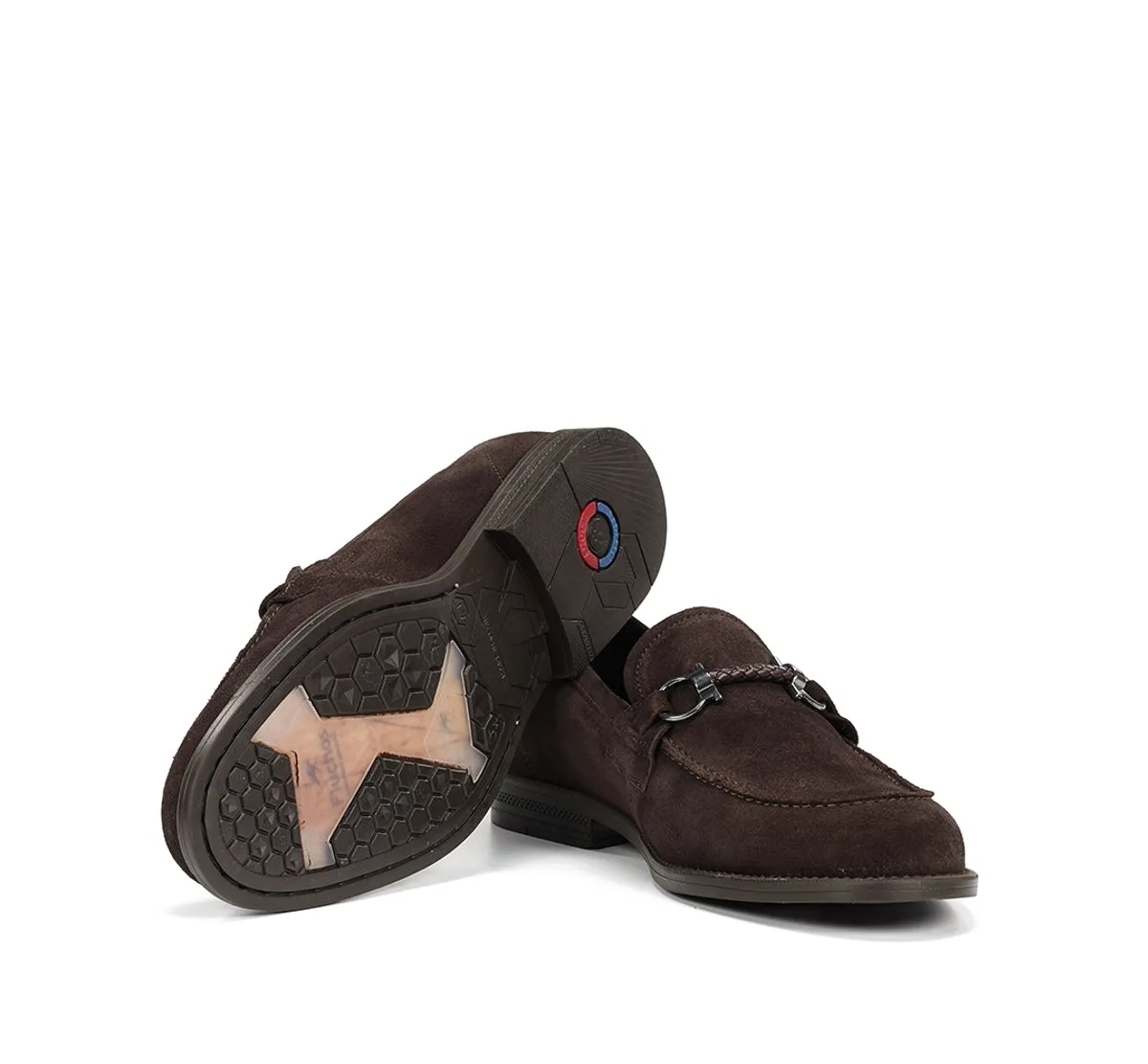 Fluchos Henri F1930 mocassino uomo marrone pelle