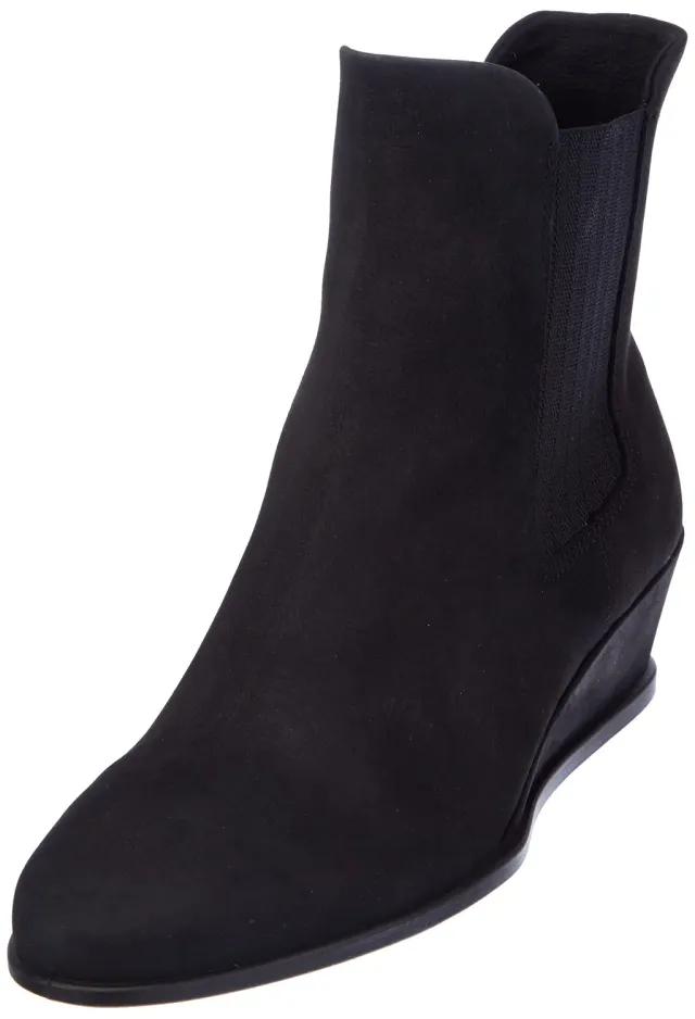 Ecco Shape 45 Wedge stivaletti Chelsea donna nabuk