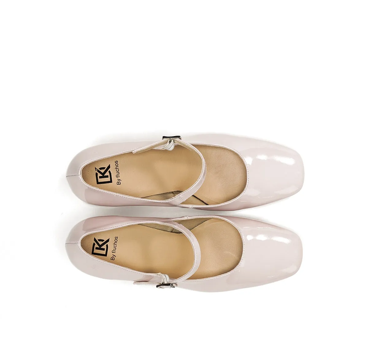 Fluchos Karla D9265 Décolleté Nude Tacco Trapezio