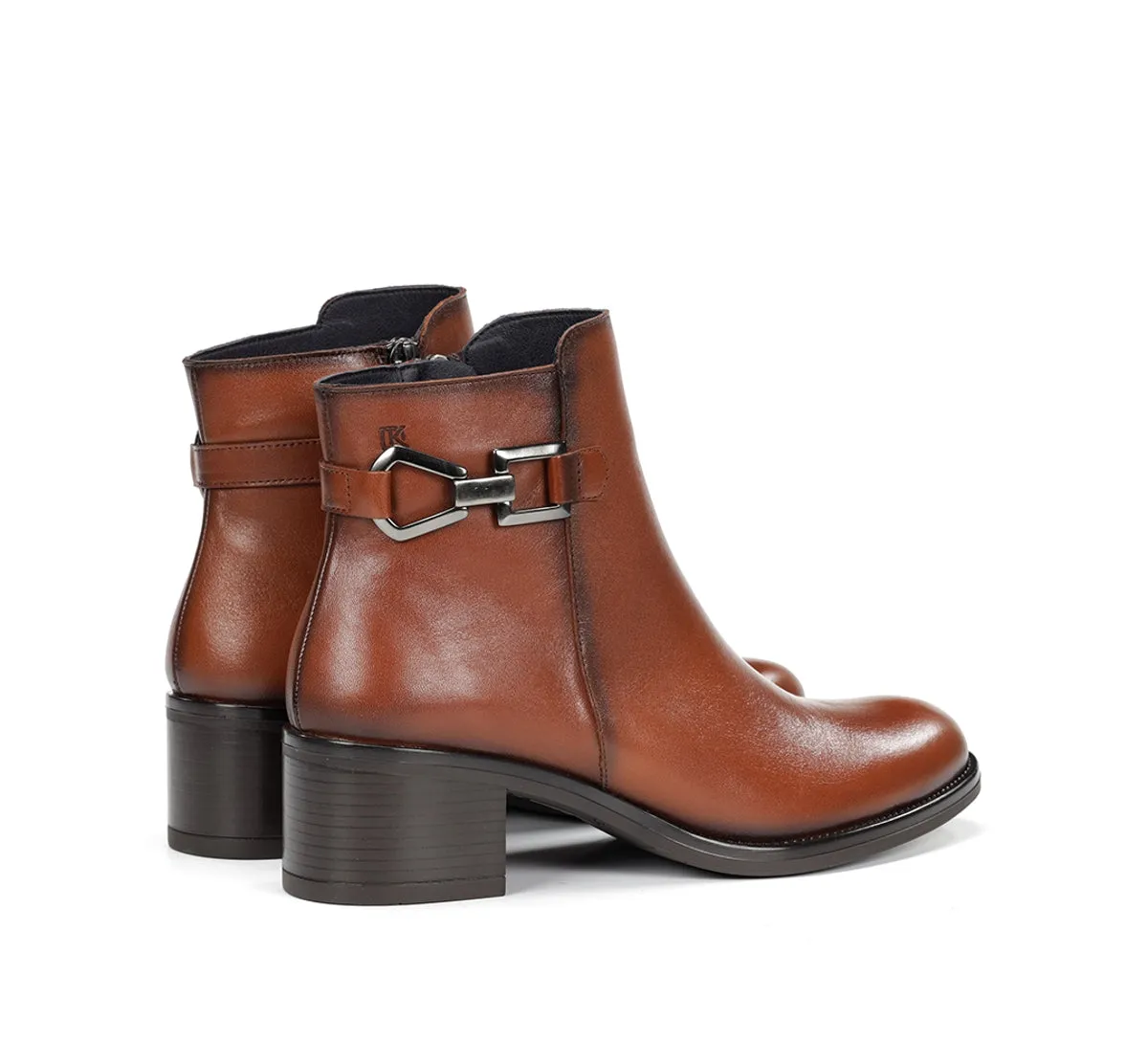 Fluchos Chiara D9347 stivaletto marrone punta sfilata