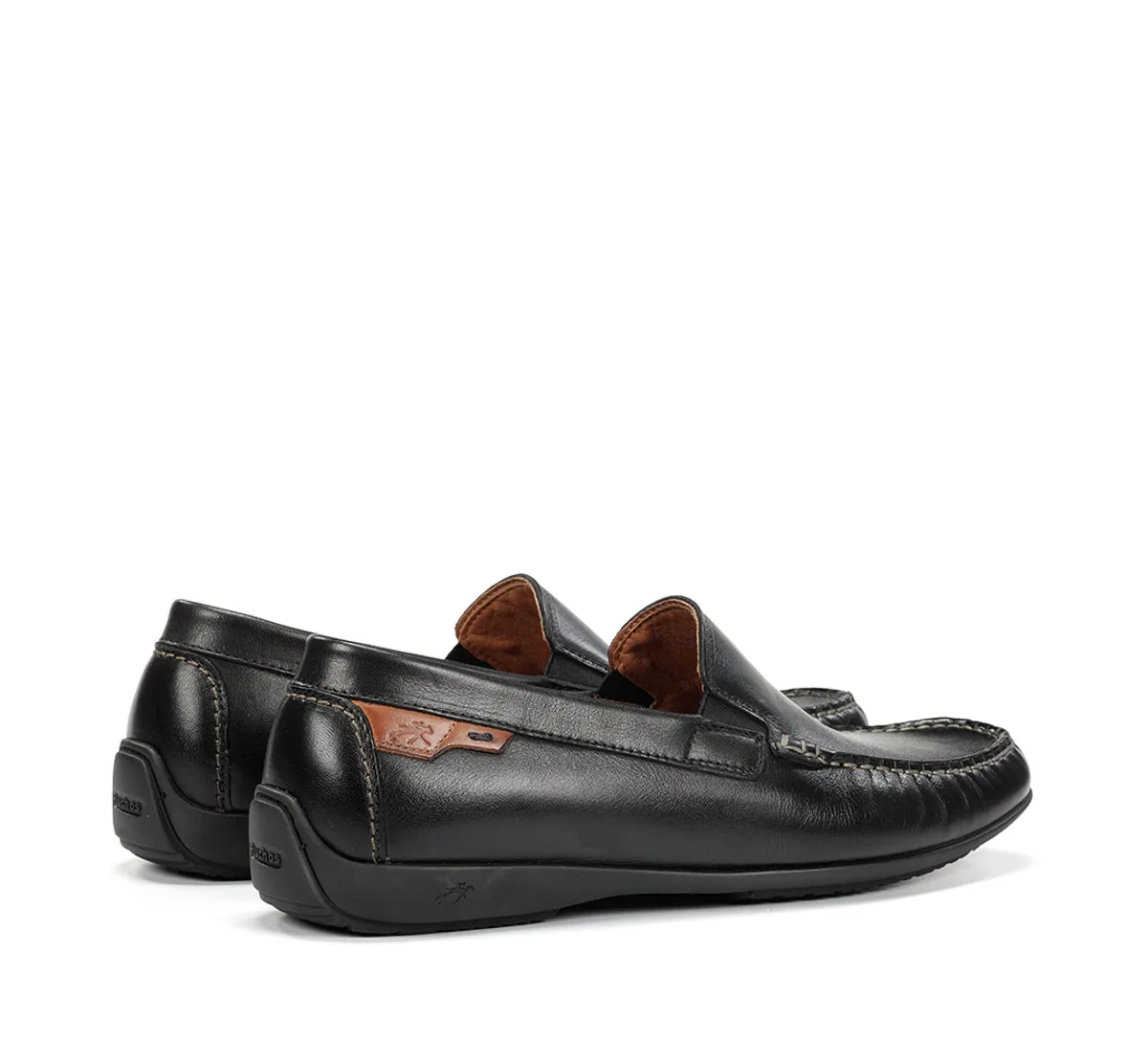 Fluchos Samoa F2208 Mocassini Uomo Neri Morbidi
