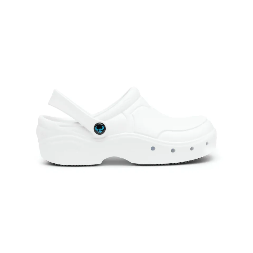 Suecos Thor+ zoccoli lavoro unisex bianchi SRC