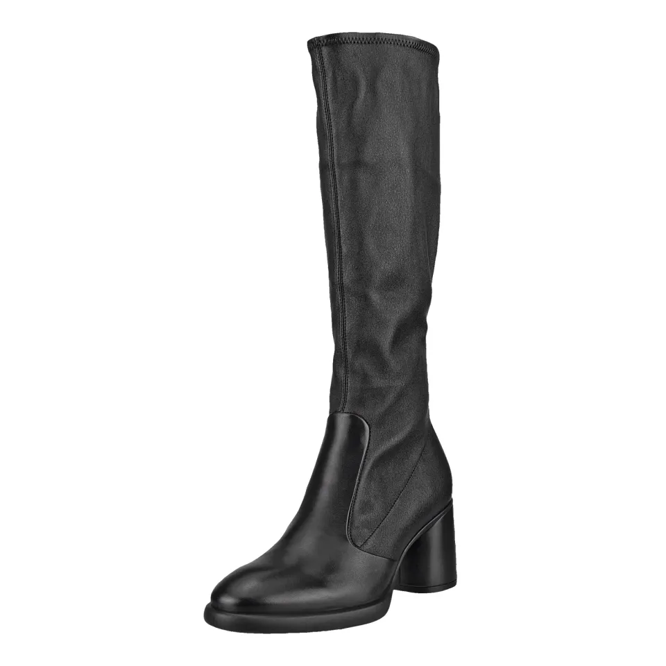 Ecco Sculpted LX 55 Stivali Donna 35 Pelle Nera