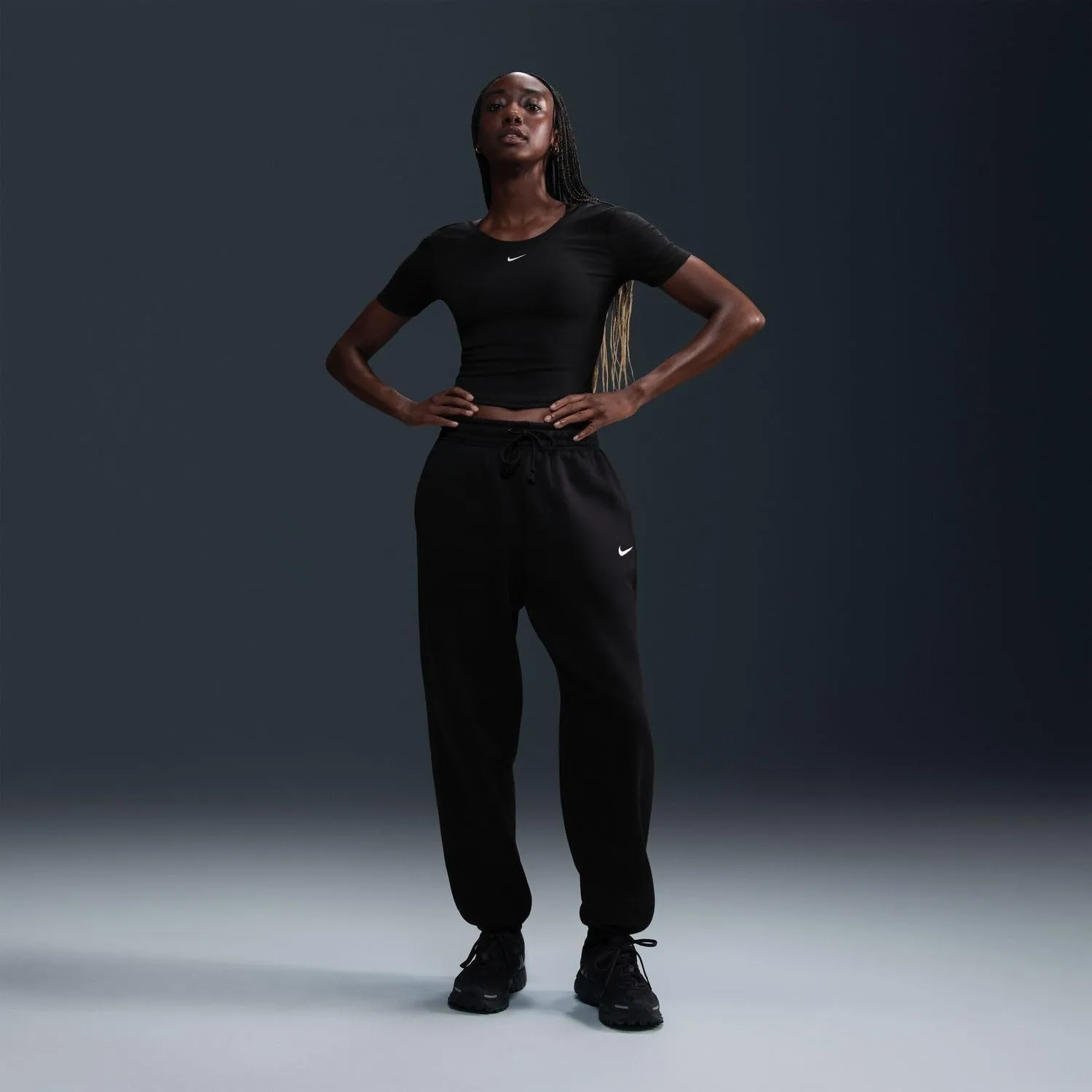 Nike NSW Phnx FLC HR OS Pant 2 pantaloni tuta oversize