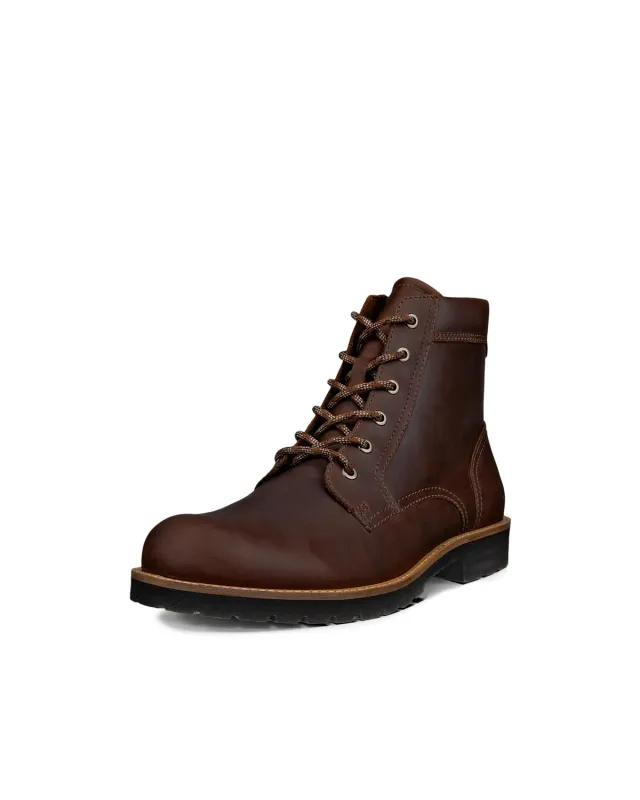 Ecco Jamestown stivali uomo cammello 43 EU stringati