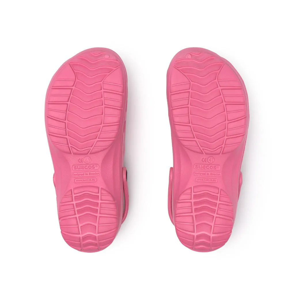 Suecos Loki Kids zoccoli bimbi rosa leggeri