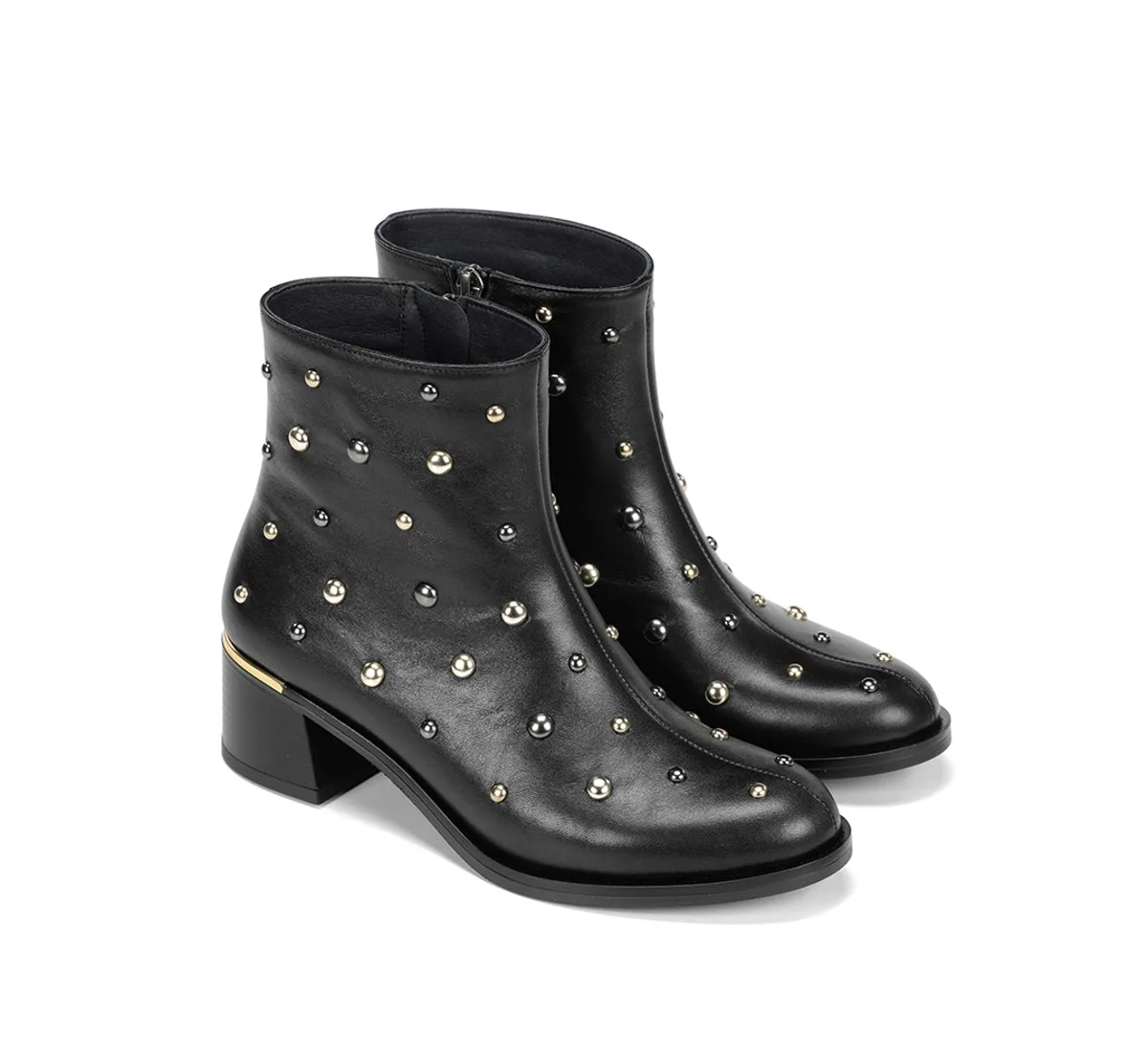 Dorking Kim D9608 Stivaletti Neri Donna Tacco