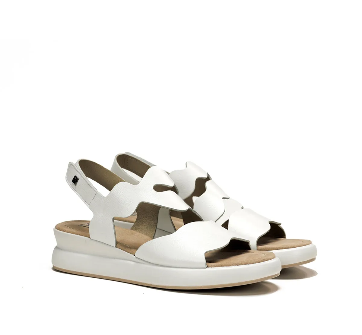 Dorking Slam D9290 sandali donna bianco fibbie