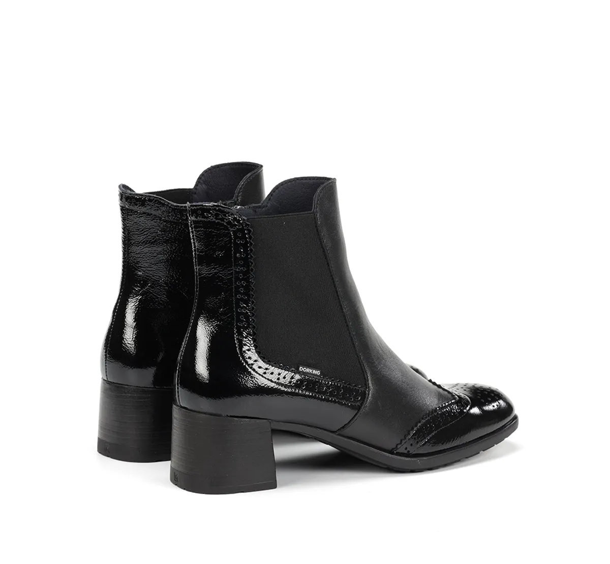 Fluchos Dorking Ikia D9368 tronchetto nero fibbie