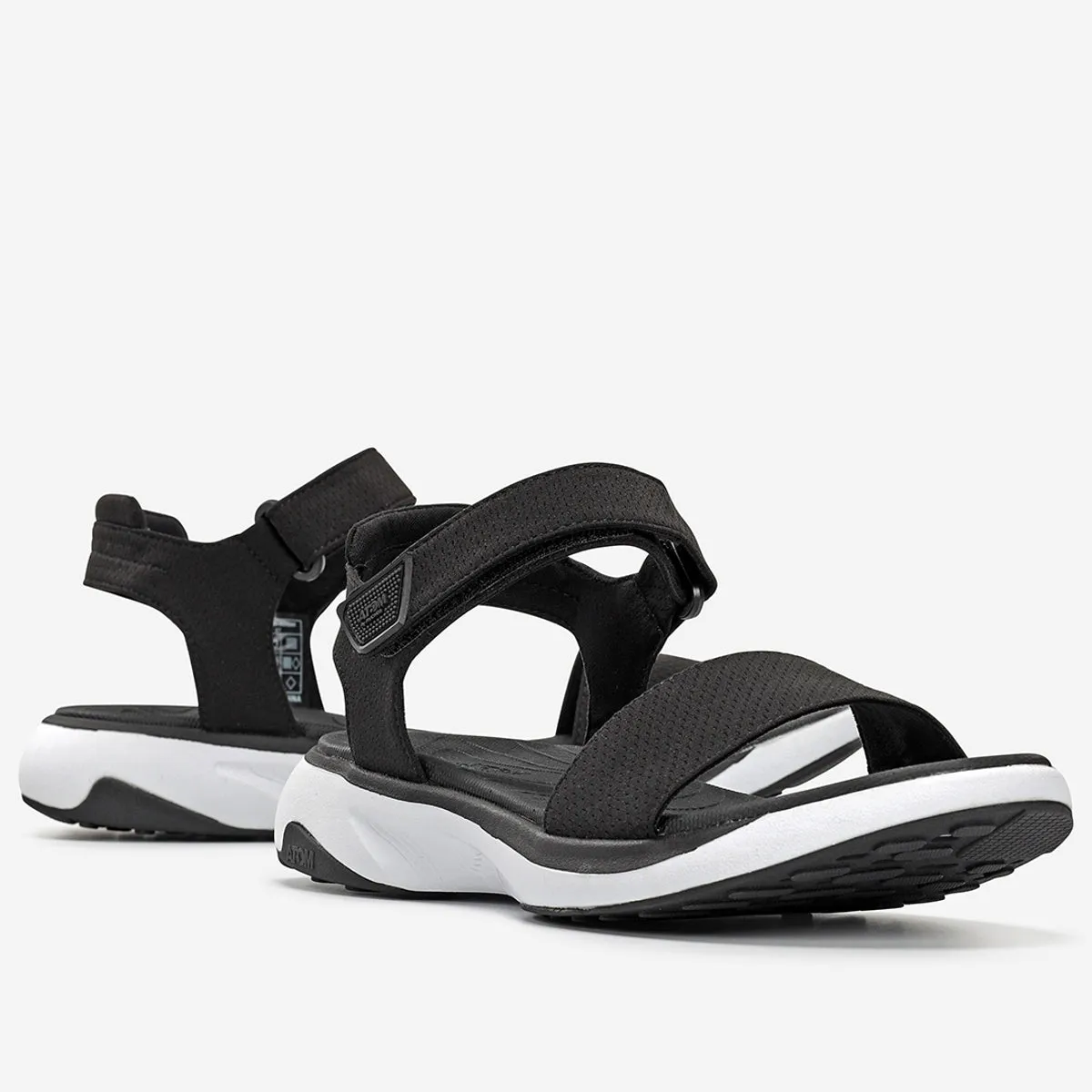 Fluchos Energy AT183 sandali donna neri urban