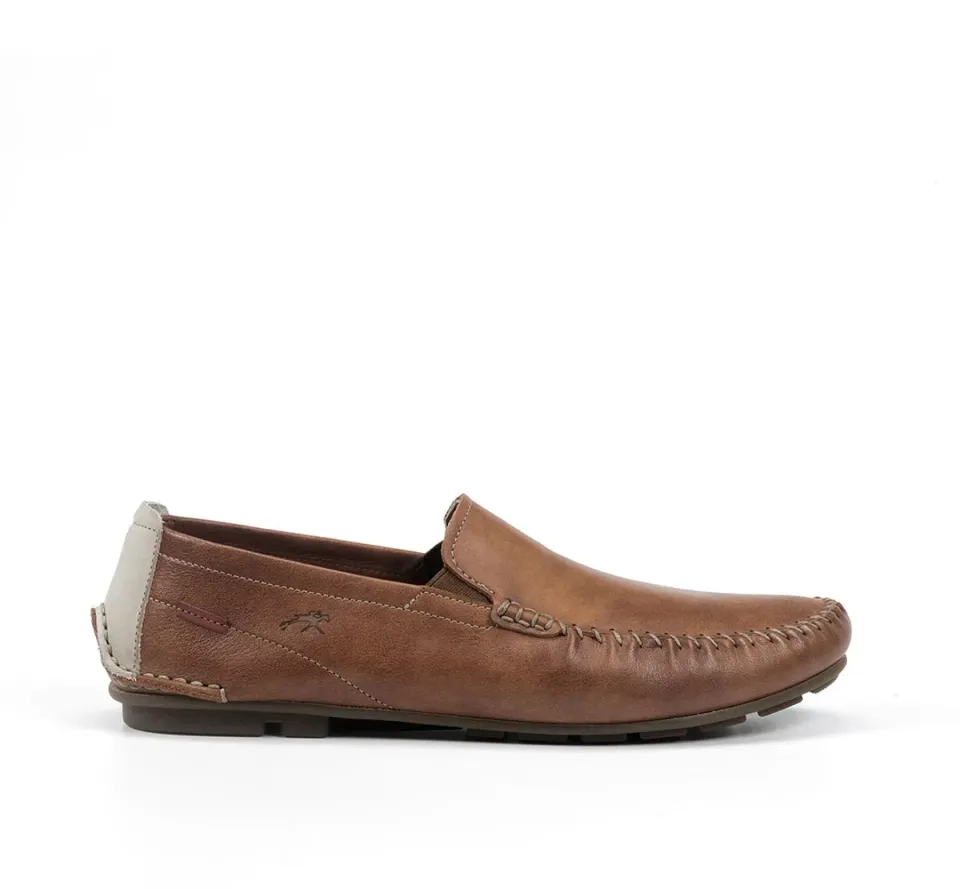 Fluchos Dorian F1173 mocassini uomo marrone casual