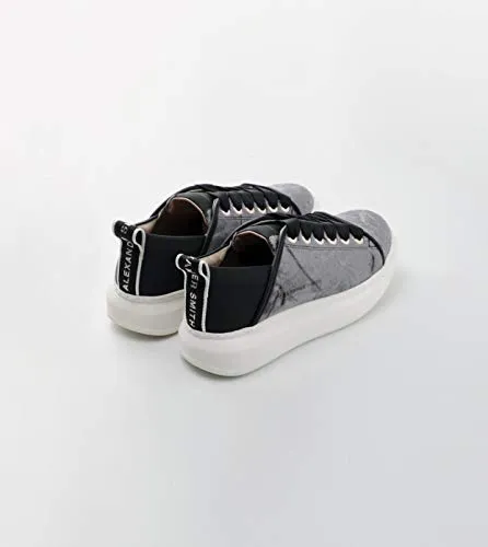 Alexander Smith Wembley Black sneakers donna nero pitone iridescente