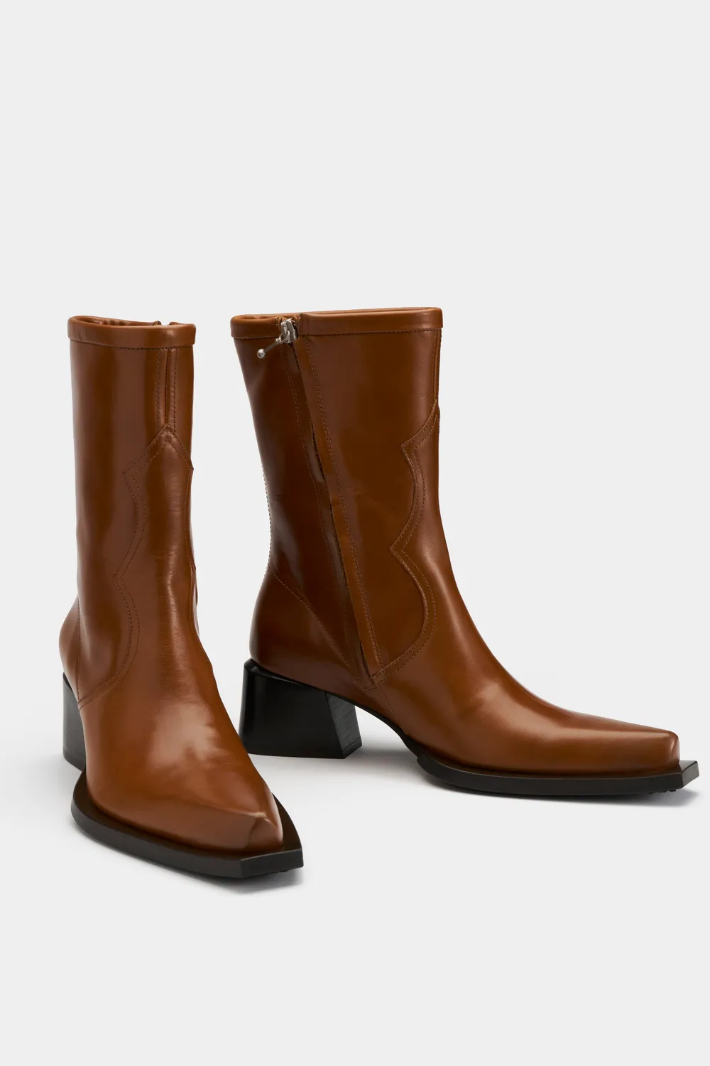 Eytys Rari stivali texani pelle cuoio saddle