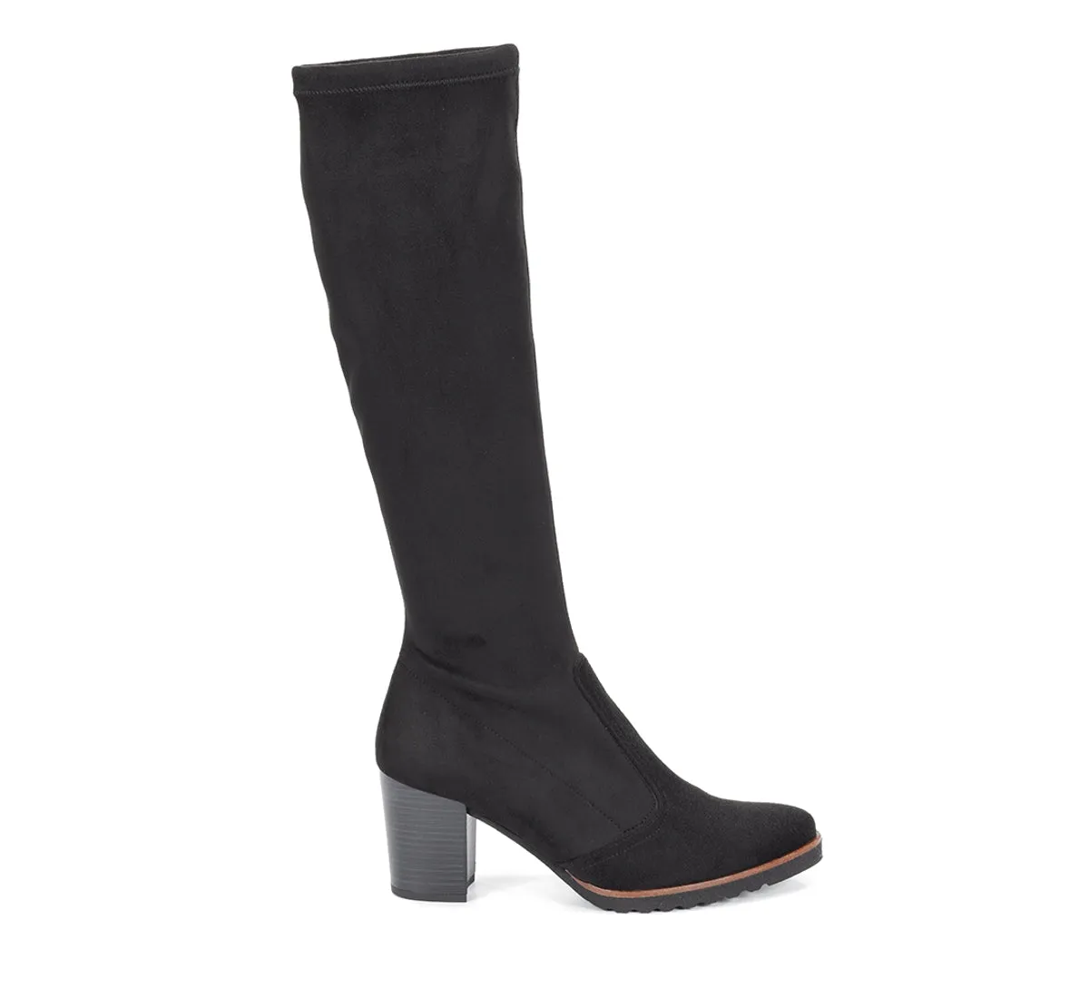 Fluchos Thais D7890 stivale donna nero con tacco