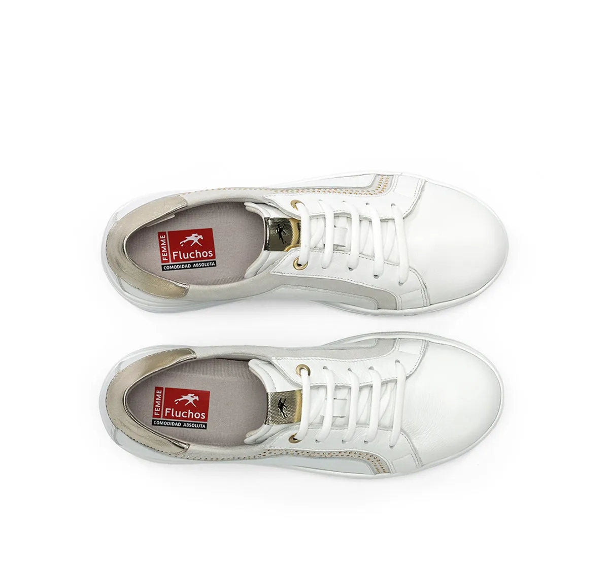 Fluchos Aqua F1997 sneakers donna bianche zeppa
