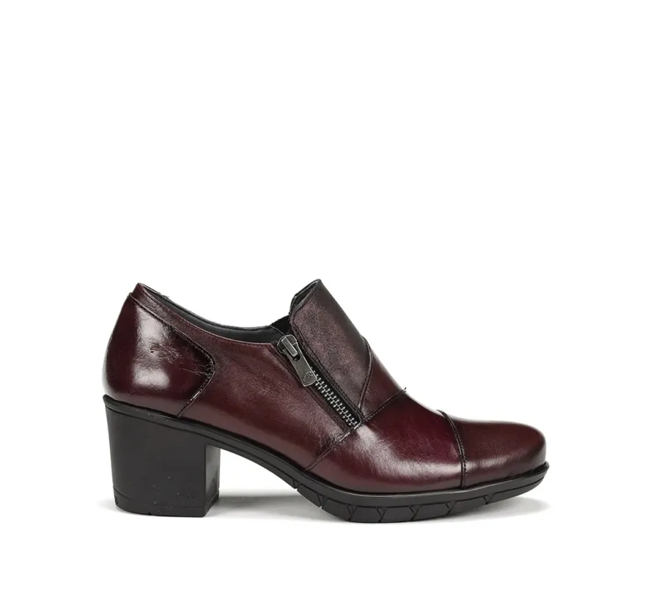 Fluchos Nydia F1802 slip on donna bordeaux elegante