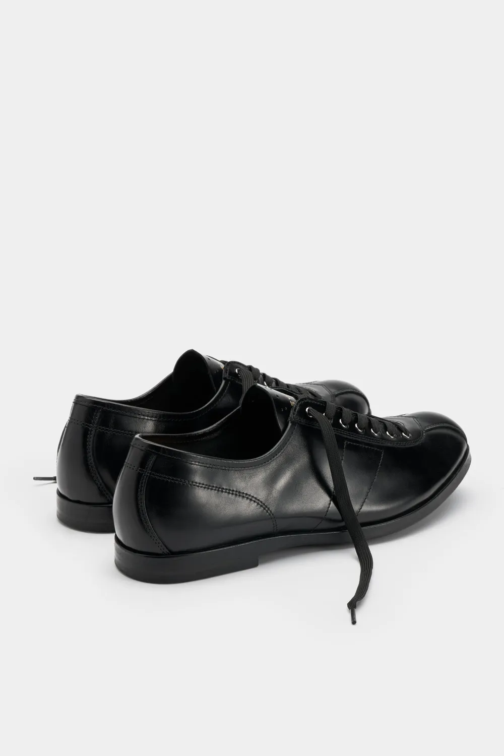 Eytys Victory scarpe eleganti pelle nera stringate