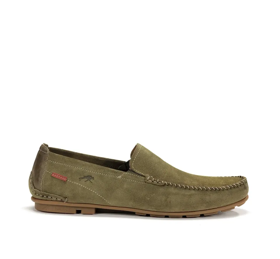Fluchos Dorian F1091 mocassini uomo verde