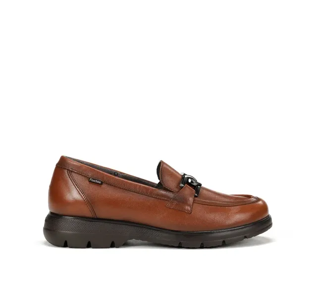 Fluchos Gladis F1794 mocassini donna marroni comodi